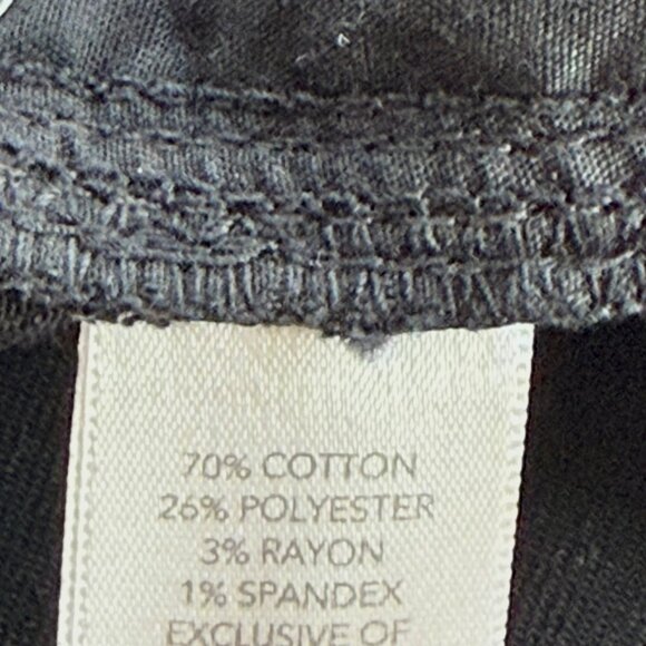 CJ Banks Women Classic Barely Boot Everyday Stretch Black Denim Jeans Sz 16W NWT - Picture 7 of 12